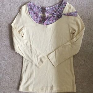 Anthropologie Liberty Print T